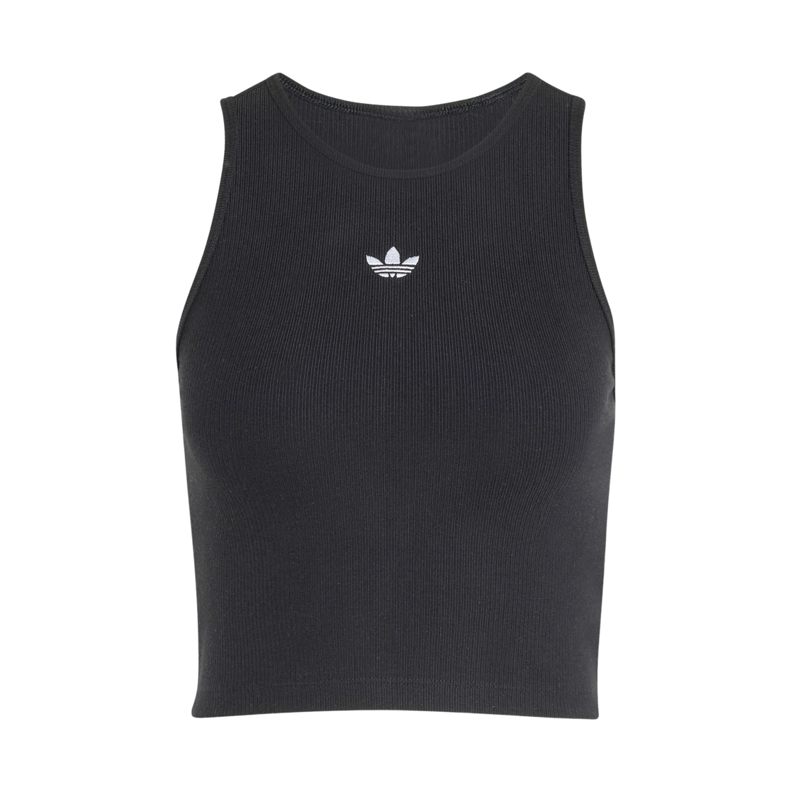 KR3602 (W) Adidas Essentials Rib Tank Top Black - KR Sizing