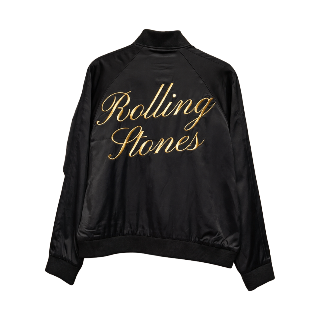 메이드원 롤링 스톤즈 실크 투어 자켓 블랙 - 26FW(MadeWorn Rolling Stones Silk Tour Jacket Black - 26FW) - 2