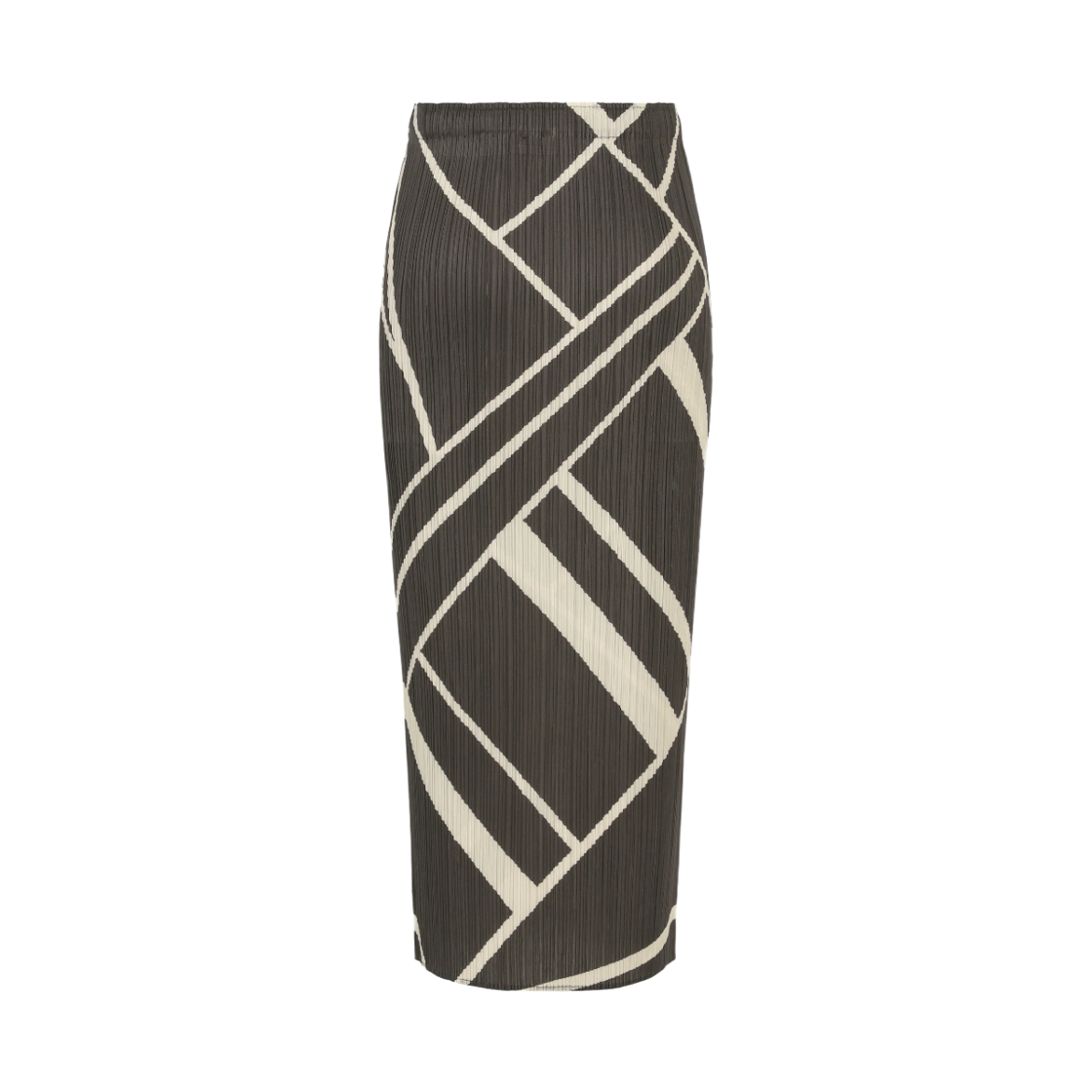 (W) 플리츠 플리즈 이세이 미야케 폴드 라인 스커트 차콜((W) Pleats Please Issey Miyake Fold Line Skirt Charcoal) - 2