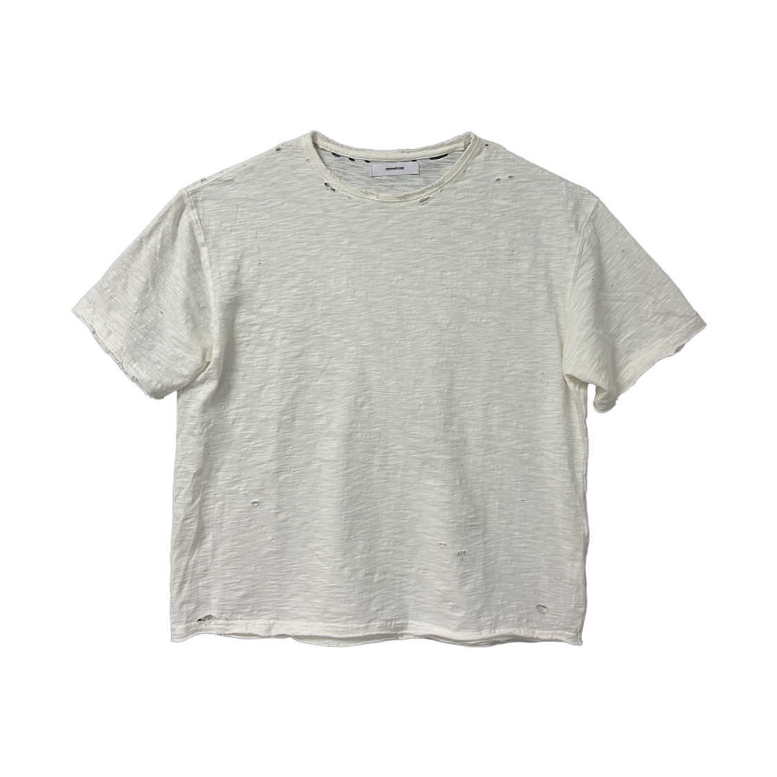 논노드 슬럽 빈티지 티셔츠 화이트(Nonnod Slub Vintage T-Shirt White)