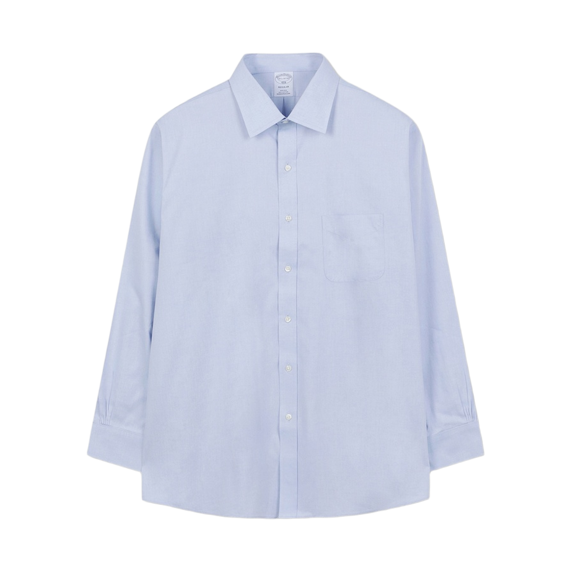 브룩스브라더스 레귤러핏 논아이론 에인즐리 드레스셔츠 라이트블루(BrooksBrothers Regular Fit Non-Iron Ainsley Dress Shirt Light Blue) - 1