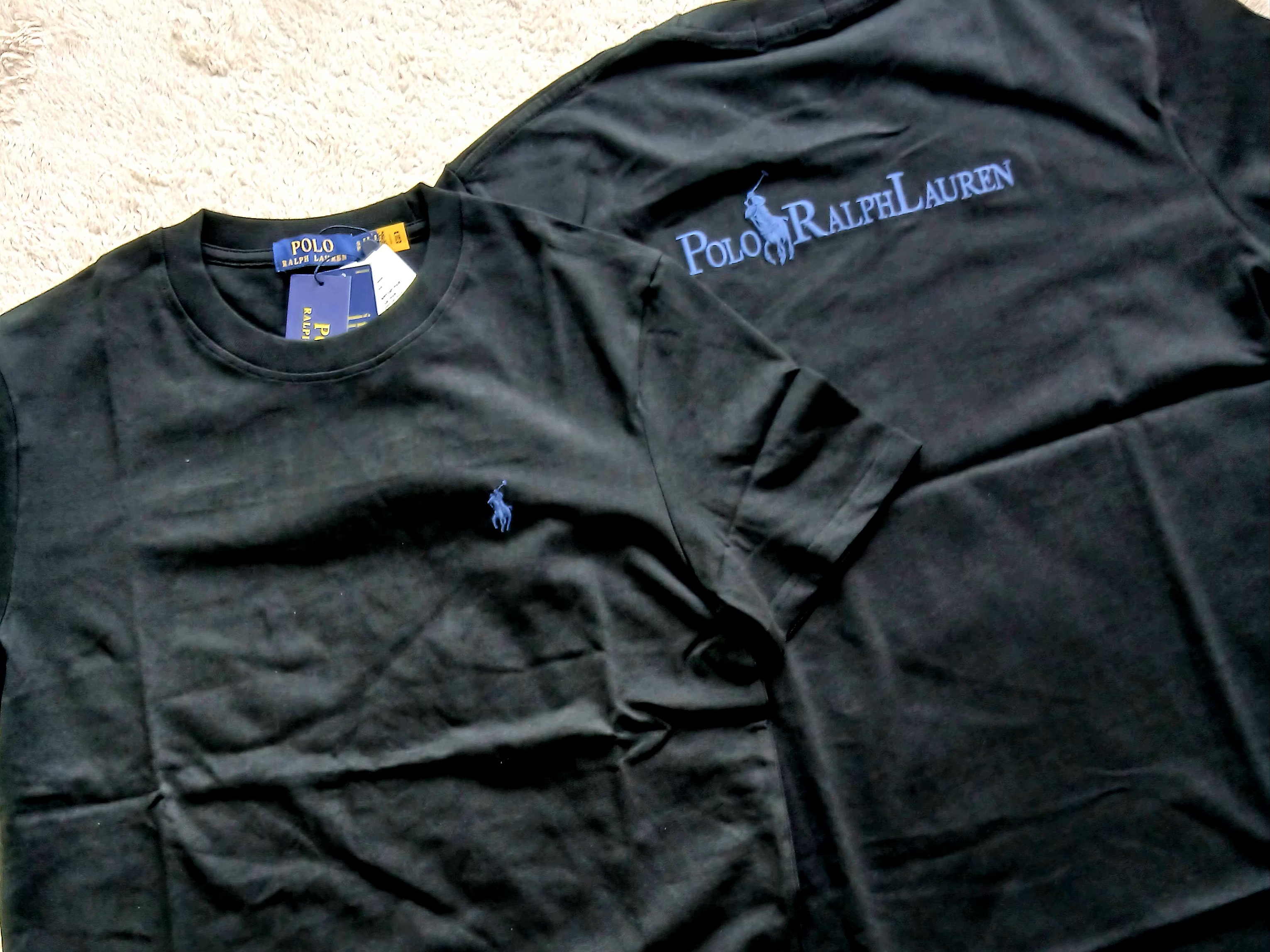 [20% 적립] Polo Ralph Lauren Relaxed Fit Logo Jersey T-Shirt Nevis - 25FW, [10% 적립] Polo Ralph Lauren Relaxed Fit Logo Jersey T-Shirt Deep Grey - 26FW 착용 스타일 - 6