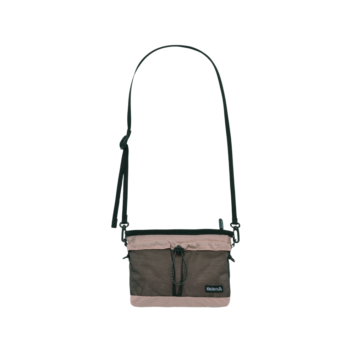 P0000SBR000B Heisan Mesh Pocket Sacoche Nylon - Dusty Pink