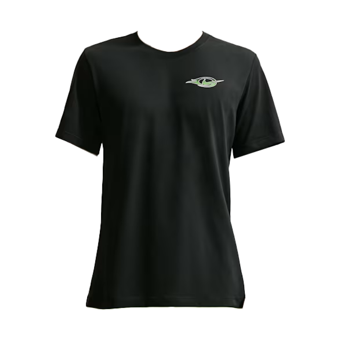 IM5320-010 Nike Dri-Fit Running T-Shirt Black Mean Green - Asia