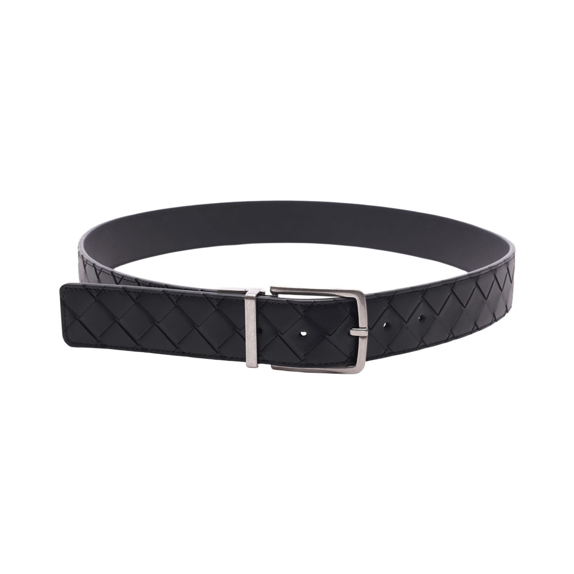 629864 V3US2 8803 24S [25% 쿠폰] Bottega Veneta Intrecciato Belt Black