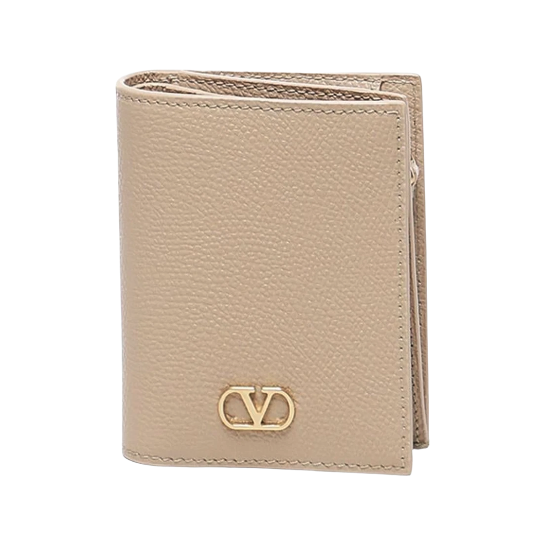 7W2P0AJ5 SNP WRP 25F [25% 쿠폰] Valentino Vlogo Signature Card Holder Sand