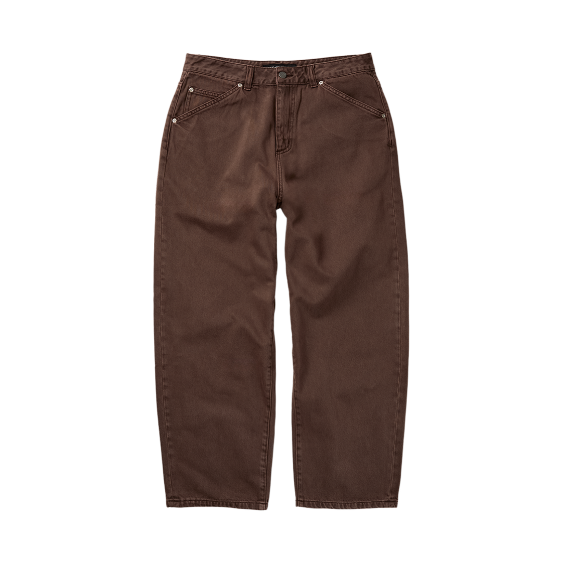 예스아이씨 플라워 리벳 데님 팬츠 브라운(YESEYESEE Flower Rivet Denim Pants Brown) - 2