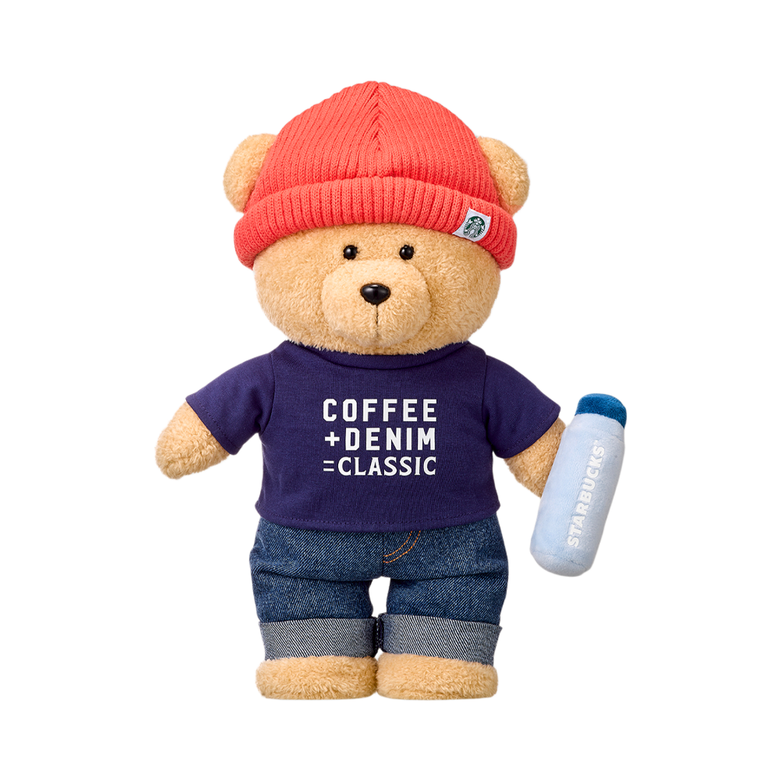 - Starbucks Washed Blue Dancing Bearista Doll Deep