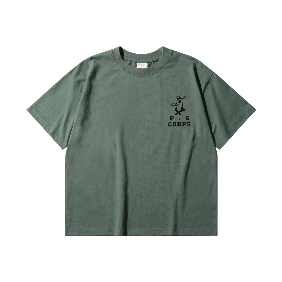 SMST4773_khaki_29 PERSTEP Field Walkman Short Sleeve Khaki SMST4773
