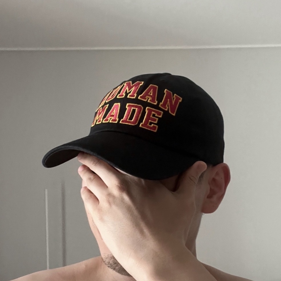 Human Made 6-Panel Twill Cap #2 Black 착용 스타일