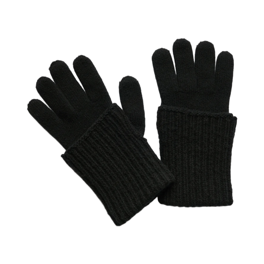 A4263FST Our Legacy Fold Gloves Slub Twisted Black Wool