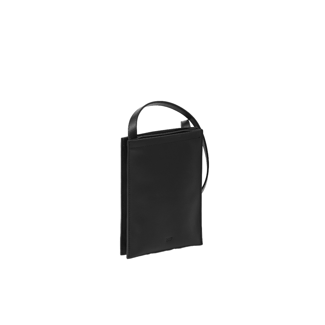 24/7 시리즈 카우 하이드 메신저 스몰 백 BLACK(24/7 series COW HIDE MESSANGER SMALL BAG BLACK (247)) - 3