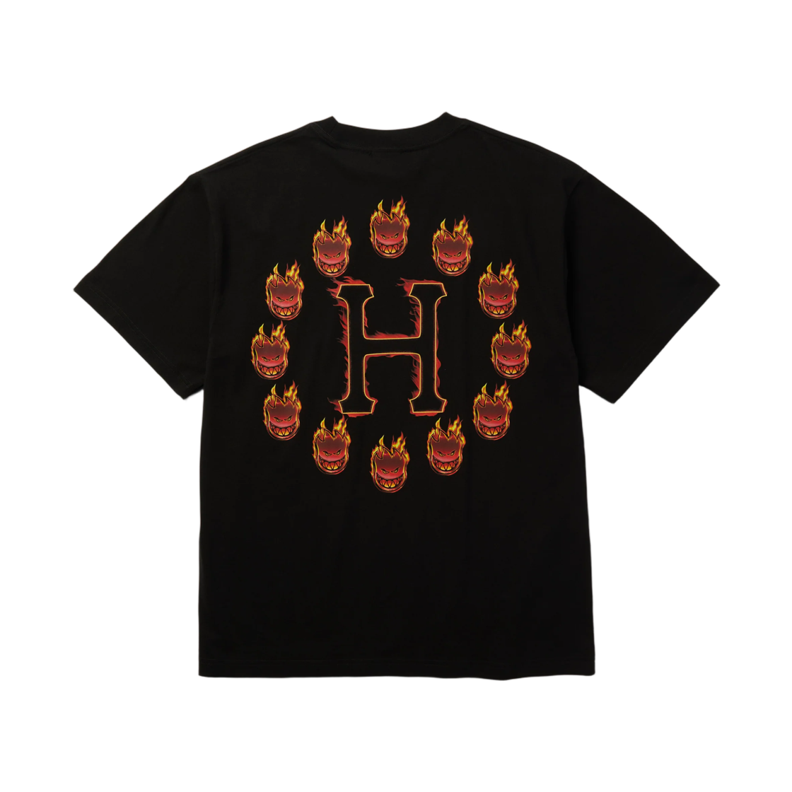 허프 x 스핏파이어 플레임 갤럭시 티셔츠 블랙(HUF x Spitfire Flame Galaxies T-Shirt Black) - 2