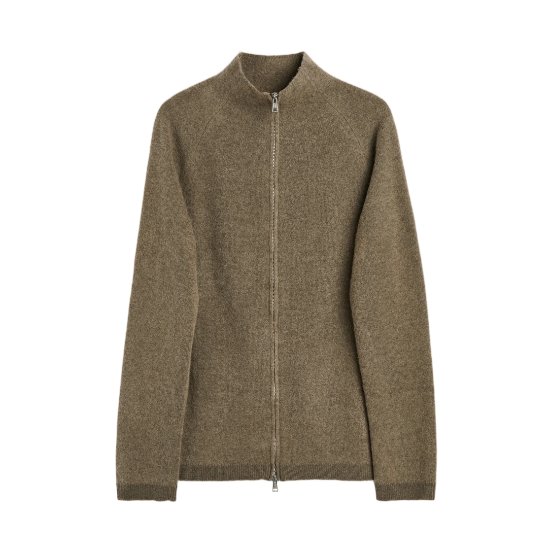 M4263LM Our Legacy Line Zip Cardigan Mud Spray Dye Cherub Wool