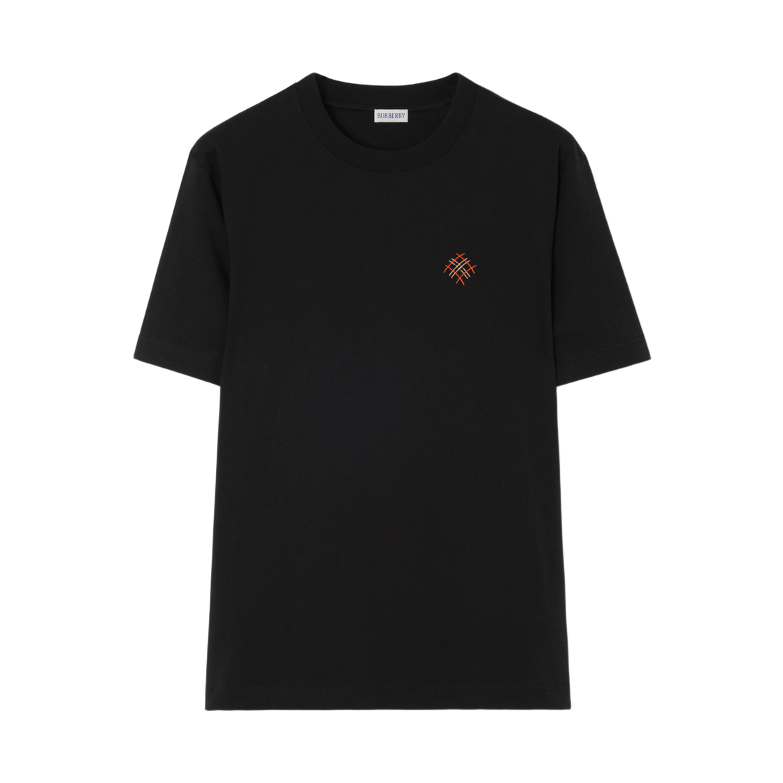 8132687 Burberry Logo Cotton T-Shirt Black