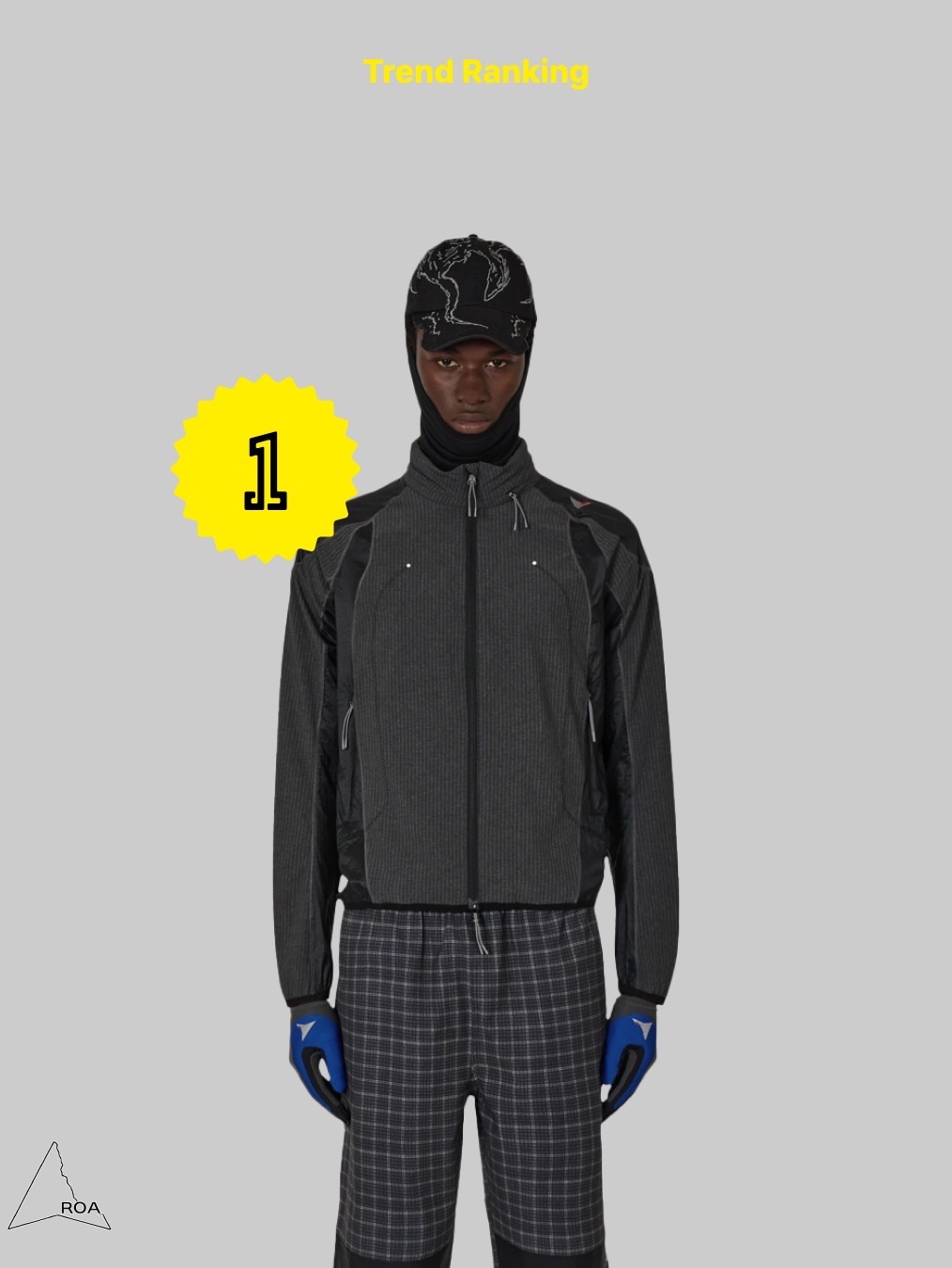 ROA Numb Pinstriped Hooded Wind Jacket Black - 26SS, Amomento Men's Cupro Two Tuck Wide Pants Black - 26SS 착용 스타일 - 2