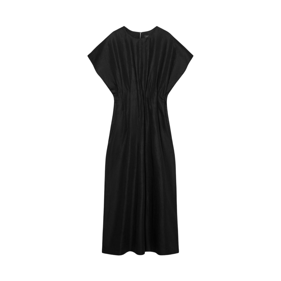 4333/041/800 (W) Zara ZW Collection Pleated Midi Dress Black