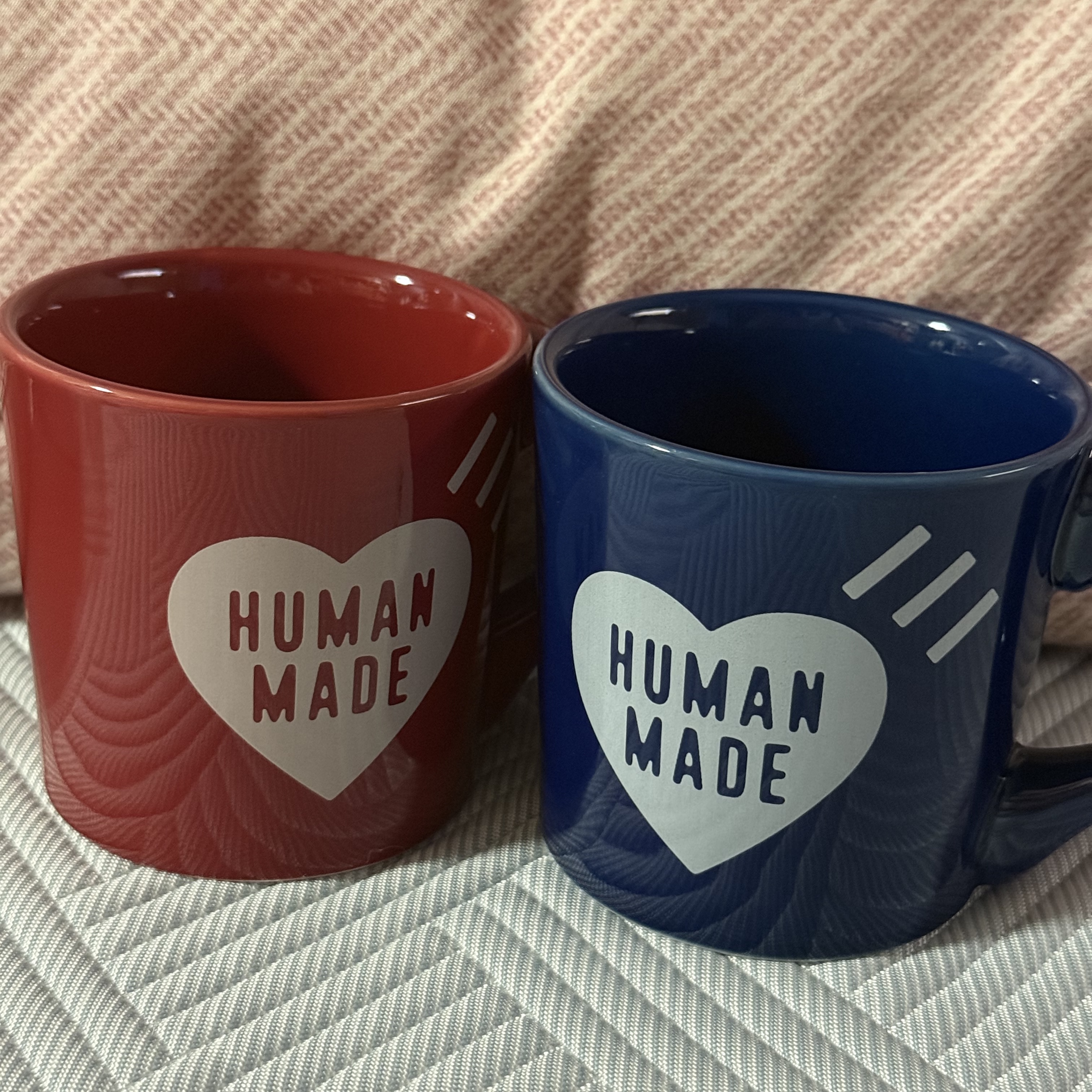 Human Made Coffee Mug Navy 착용 스타일