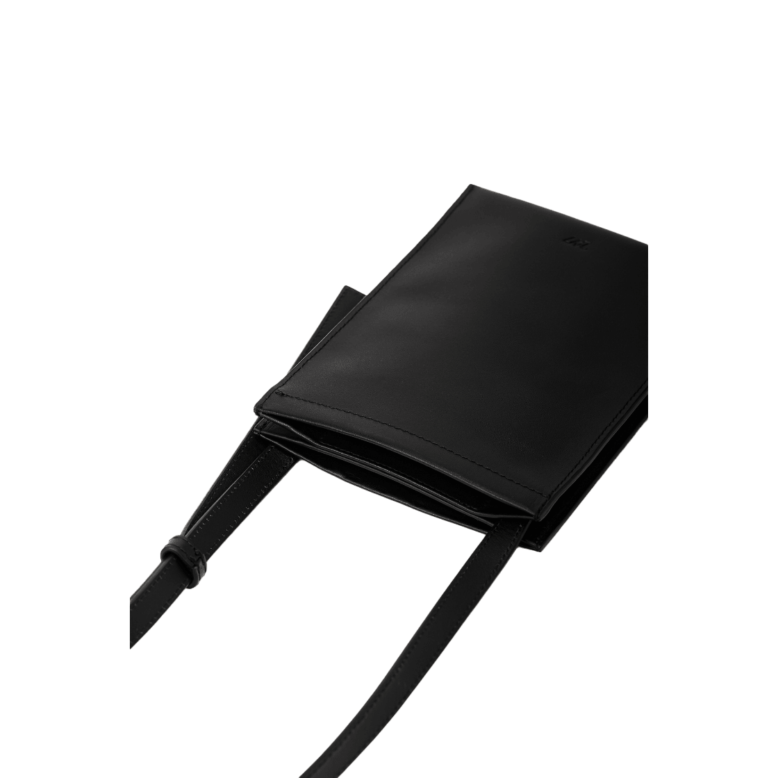 24/7 시리즈 카우 하이드 메신저 스몰 백 BLACK(24/7 series COW HIDE MESSANGER SMALL BAG BLACK (247)) - 4