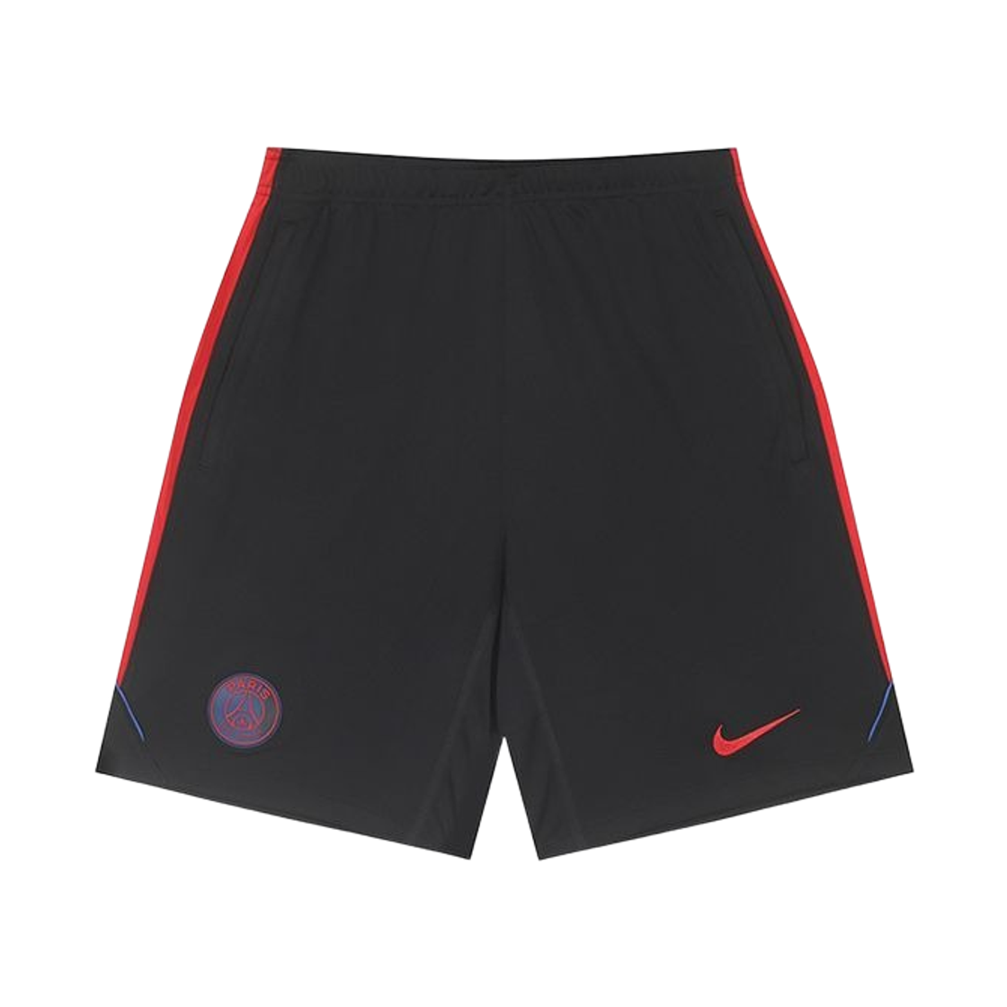 II2611-010 Nike Paris Saint-Germain Strike Dri-Fit Football Knit Shorts Black Global Red (II2611-010) (Non Marking Ver.)