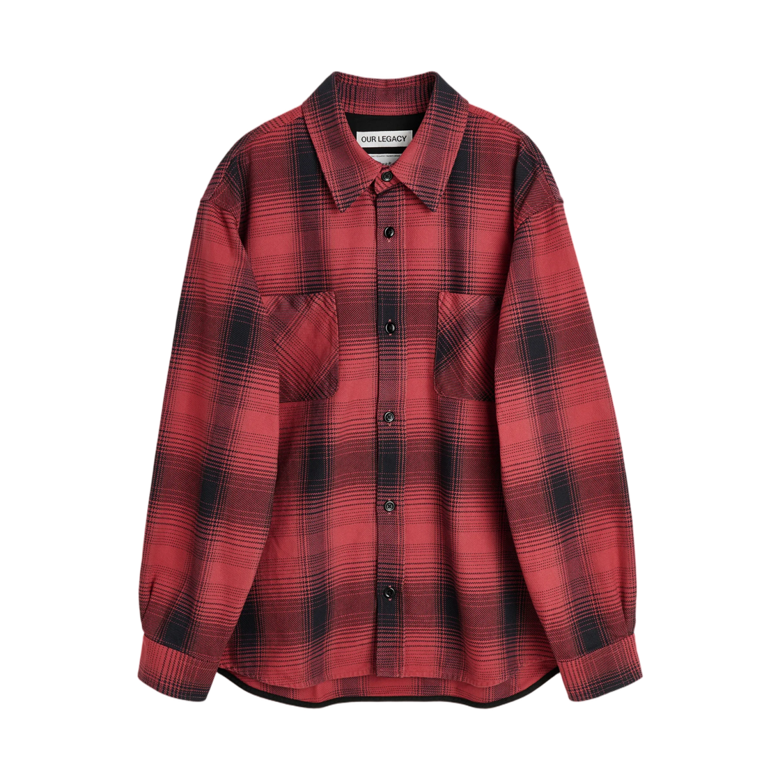 M4262WBC Our Legacy Whoppin Shirt Bison Check Ranch Cotton