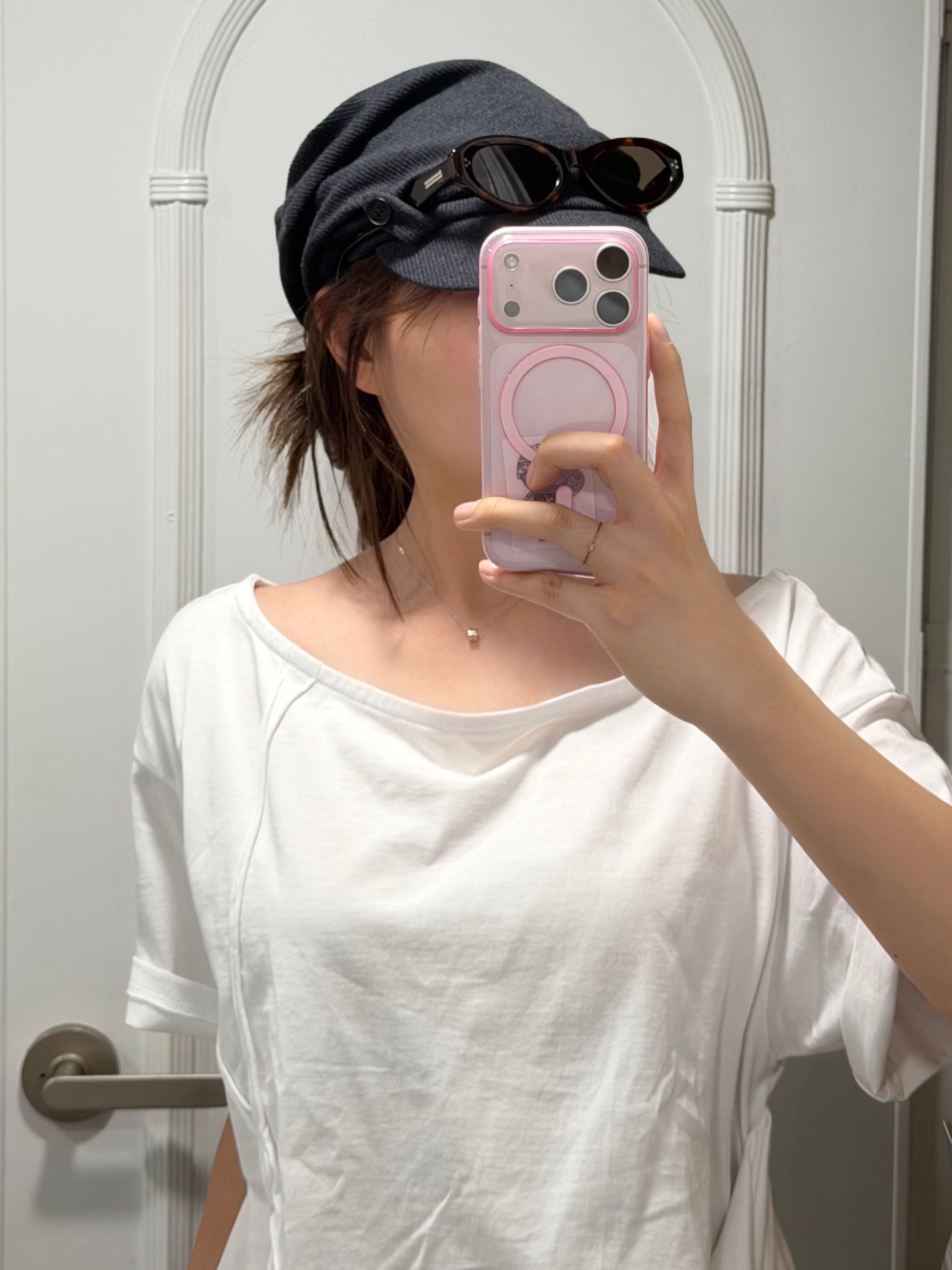 Miseki Seoul Tokyo Shirring Turban Cap Black 착용 스타일 - 2
