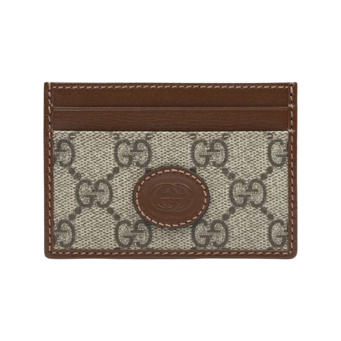 700690 92TCG 8563 23S [25% 쿠폰] Gucci Interlocking G Card Case Brown