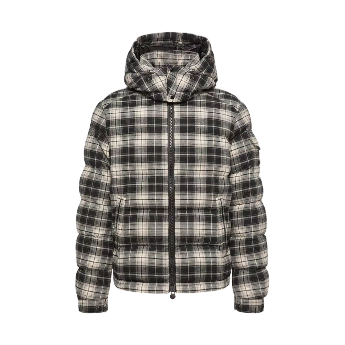 L2-091-1A00244-599ZU-F90 Moncler Airor Hooded Down Jacket Black White - 26FW