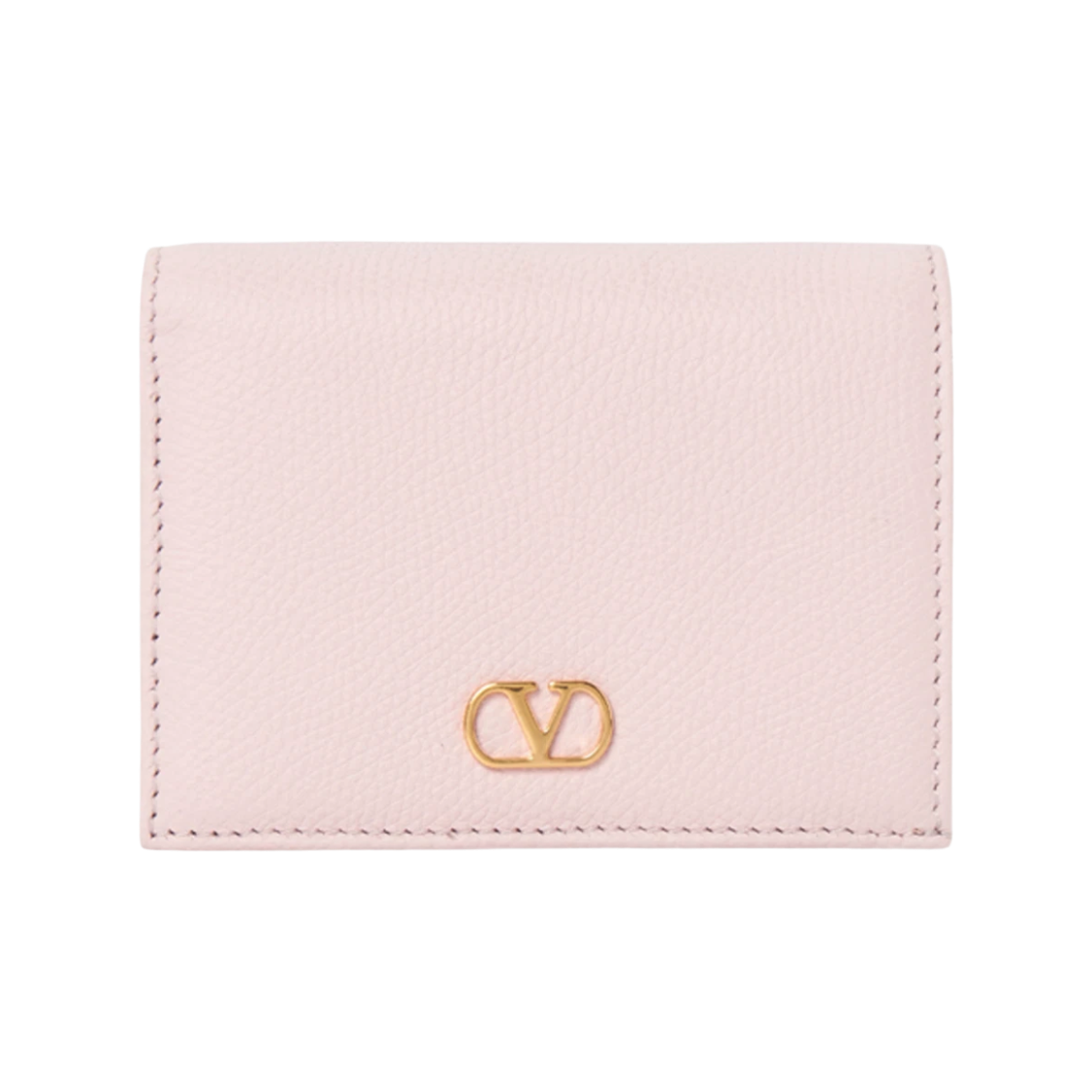 6W2P0AJ3 SNP 16Q 25S [25% 쿠폰] Valentino V Logo Signature Short Wallet Pink
