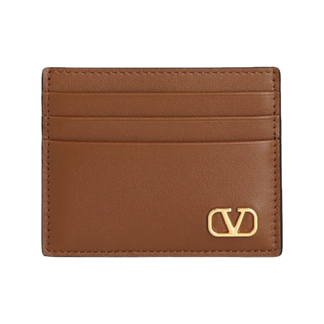 2Y2P0S49_FQT_HG5_23S [25% 쿠폰] Valentino Vlogo Signature Card Holder Saddle Brown