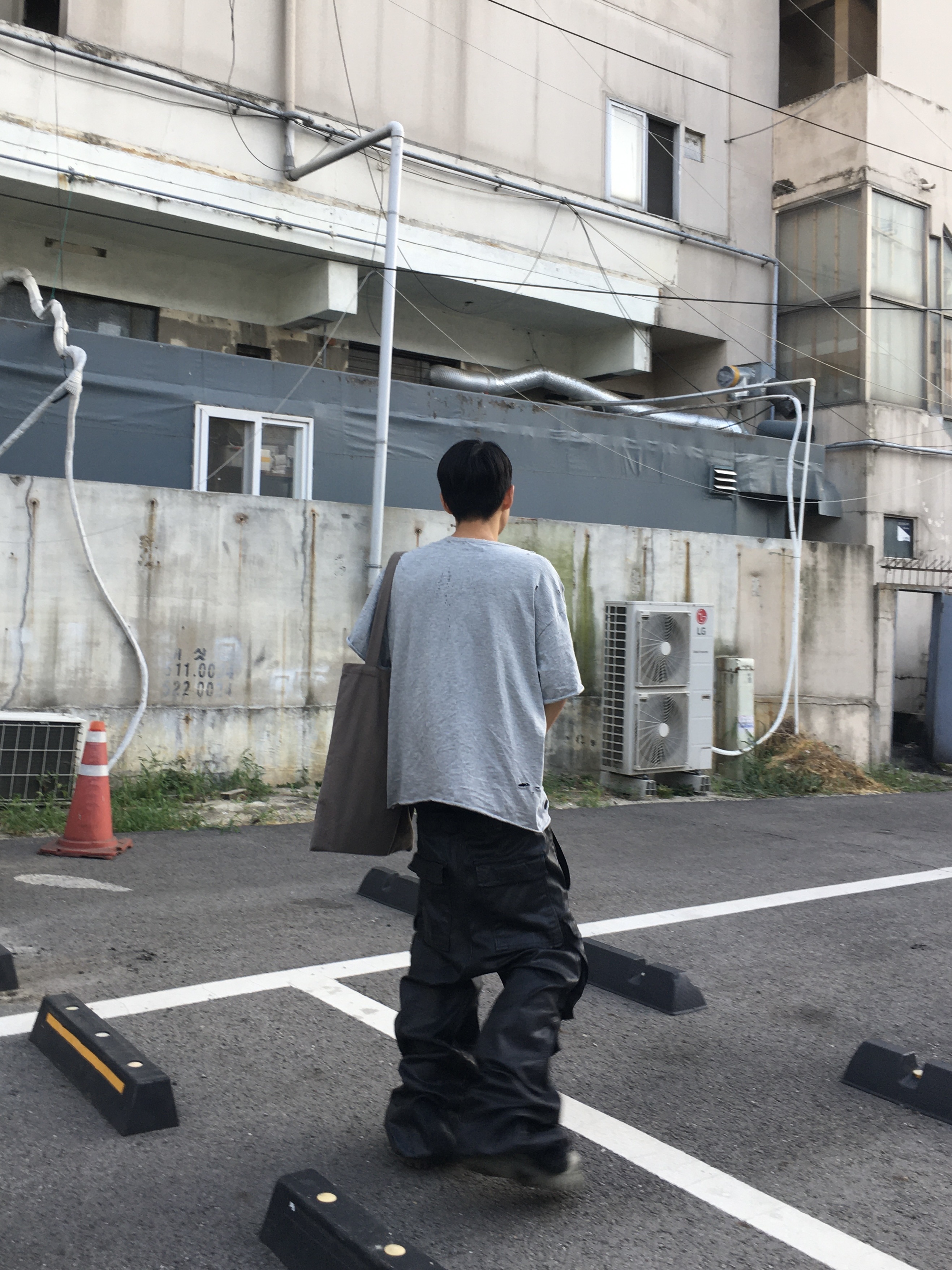 Rick Owens Porterville Denim Double Cargo Jumbo Belas Pants Black Wax 착용 스타일 - 2