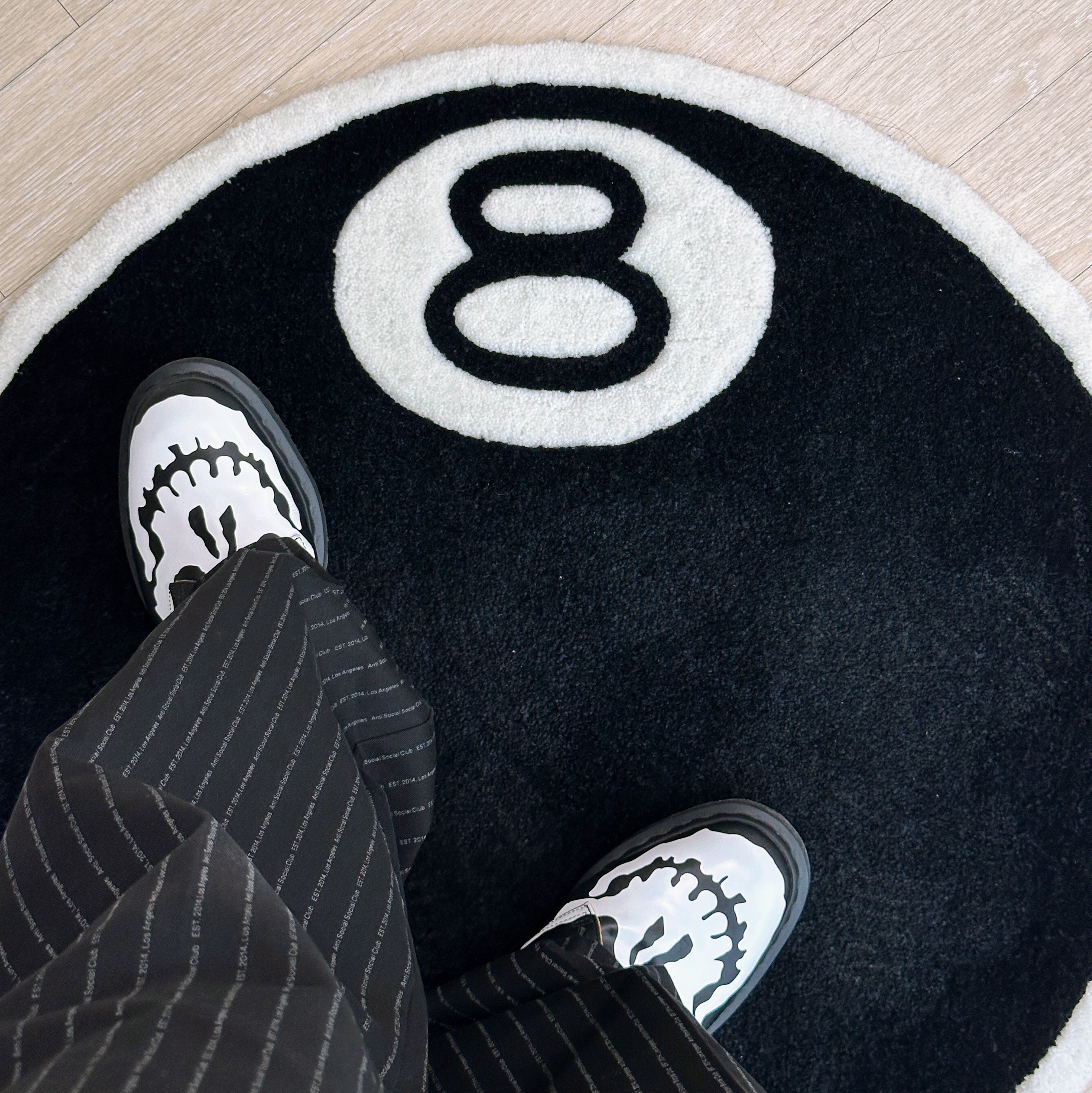 Dr. Martens x Supreme 1461 3-Eye Shoe Black - 25FW 착용 스타일