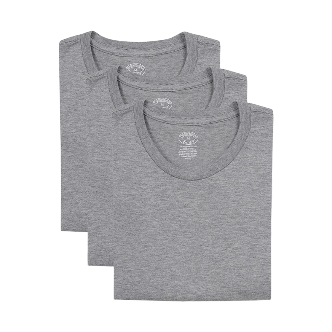 브룩스브라더스 수피마코튼 크루넥 티셔츠 3팩 세트 그레이(BrooksBrothers Supima Cotton Crewneck T-Shirt 3-Pack Set Grey) - 1
