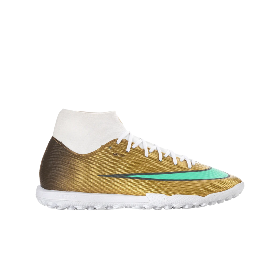 IR0787-701 Nike Mercurial Superfly 11 Academy Metallic Gold Green Glow