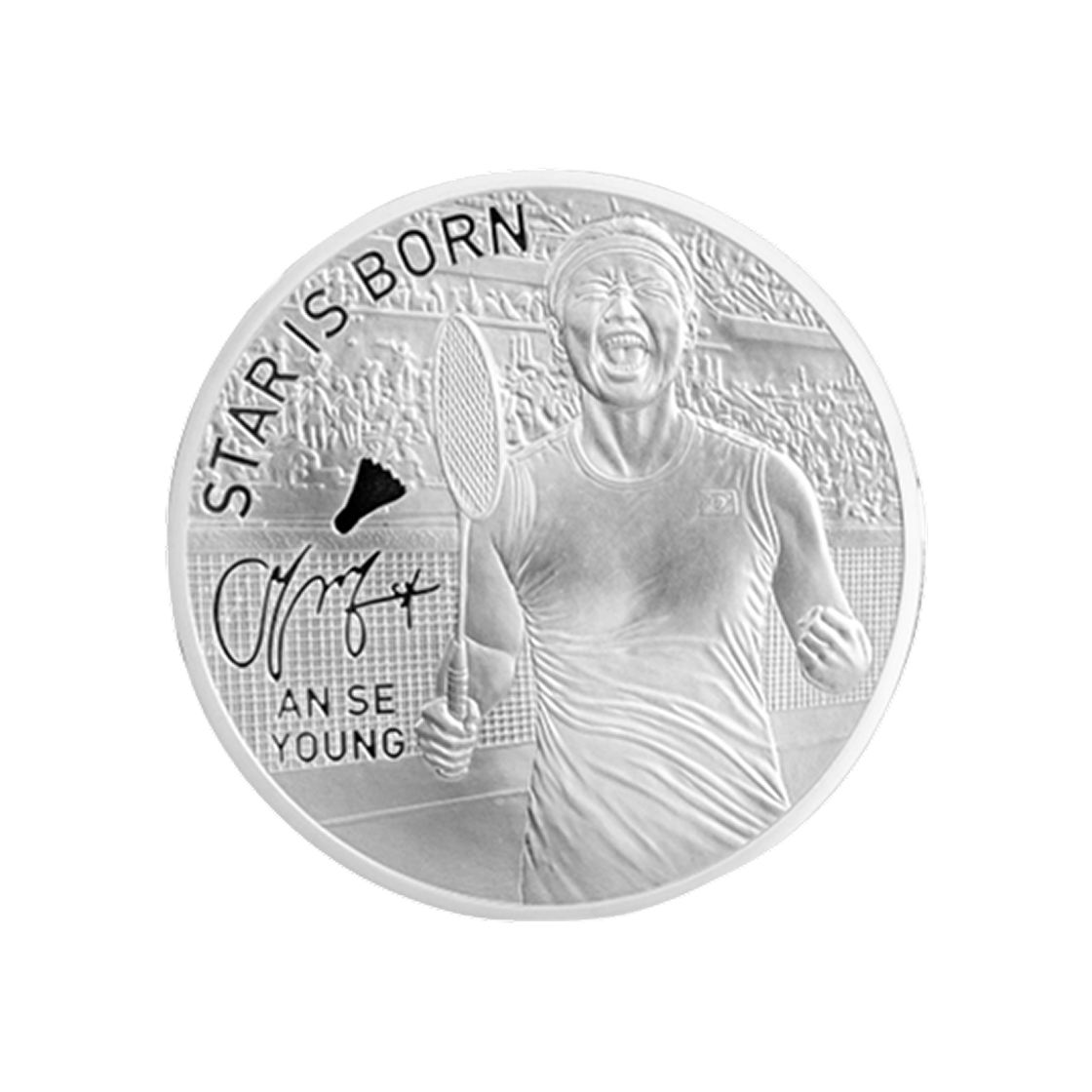 은 한국조폐공사 안세영 선수 기념 메달 은 31.1g(Gold KOMSCO An Se Young Commemorate Medal Silver 31.1g) - 1