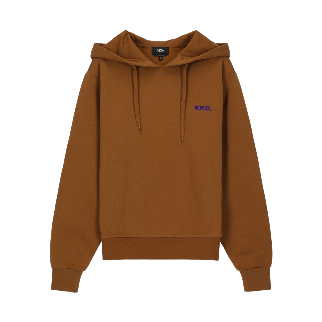 COHBR-H27917-TCK A.P.C Petit VPC Boxy Fit Hoodie Brick