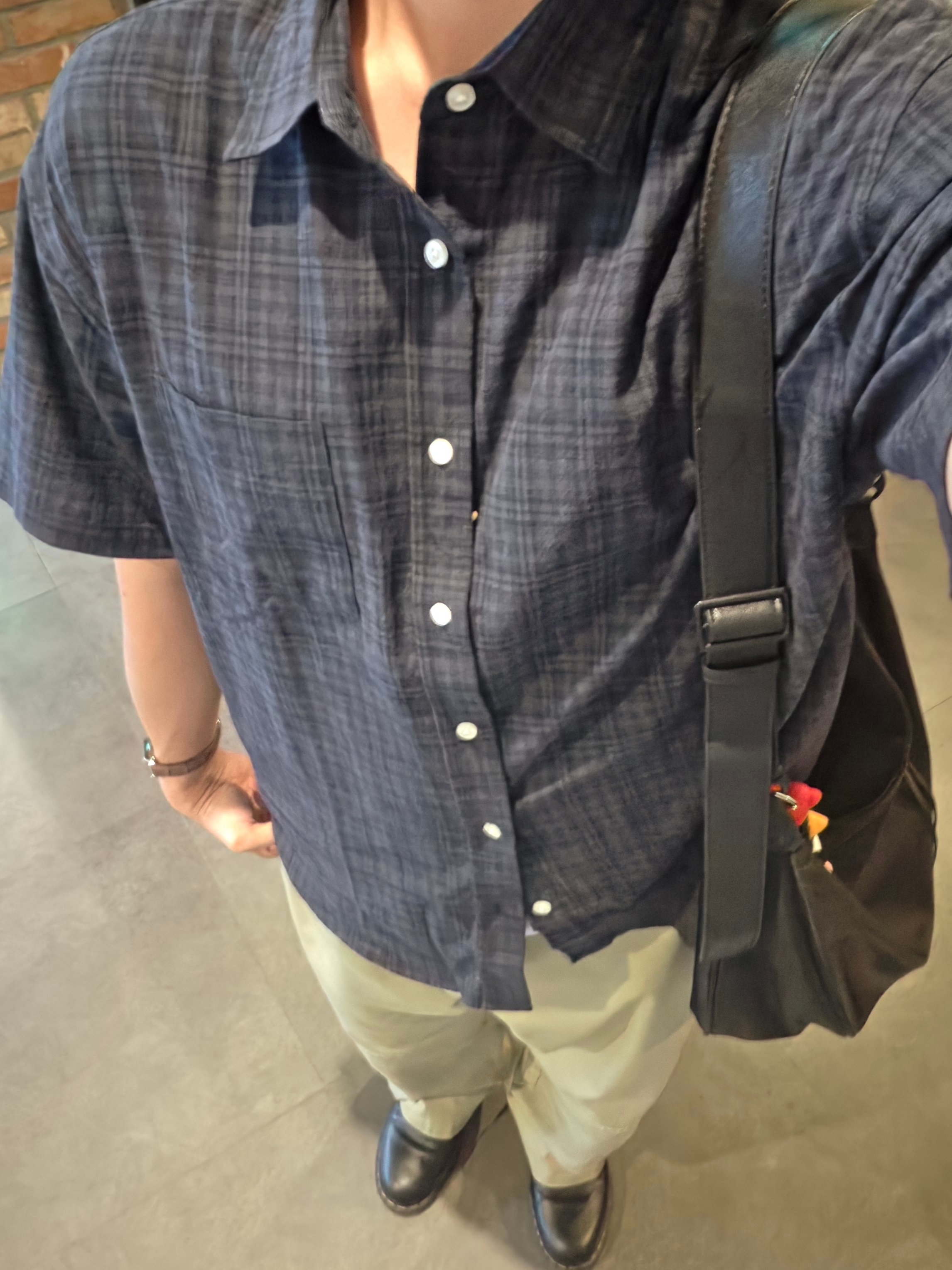 Dickies Loose Fit Double Knee Work Pants Black, Dr. Martens 1461 Smooth Black 착용 스타일 - 2