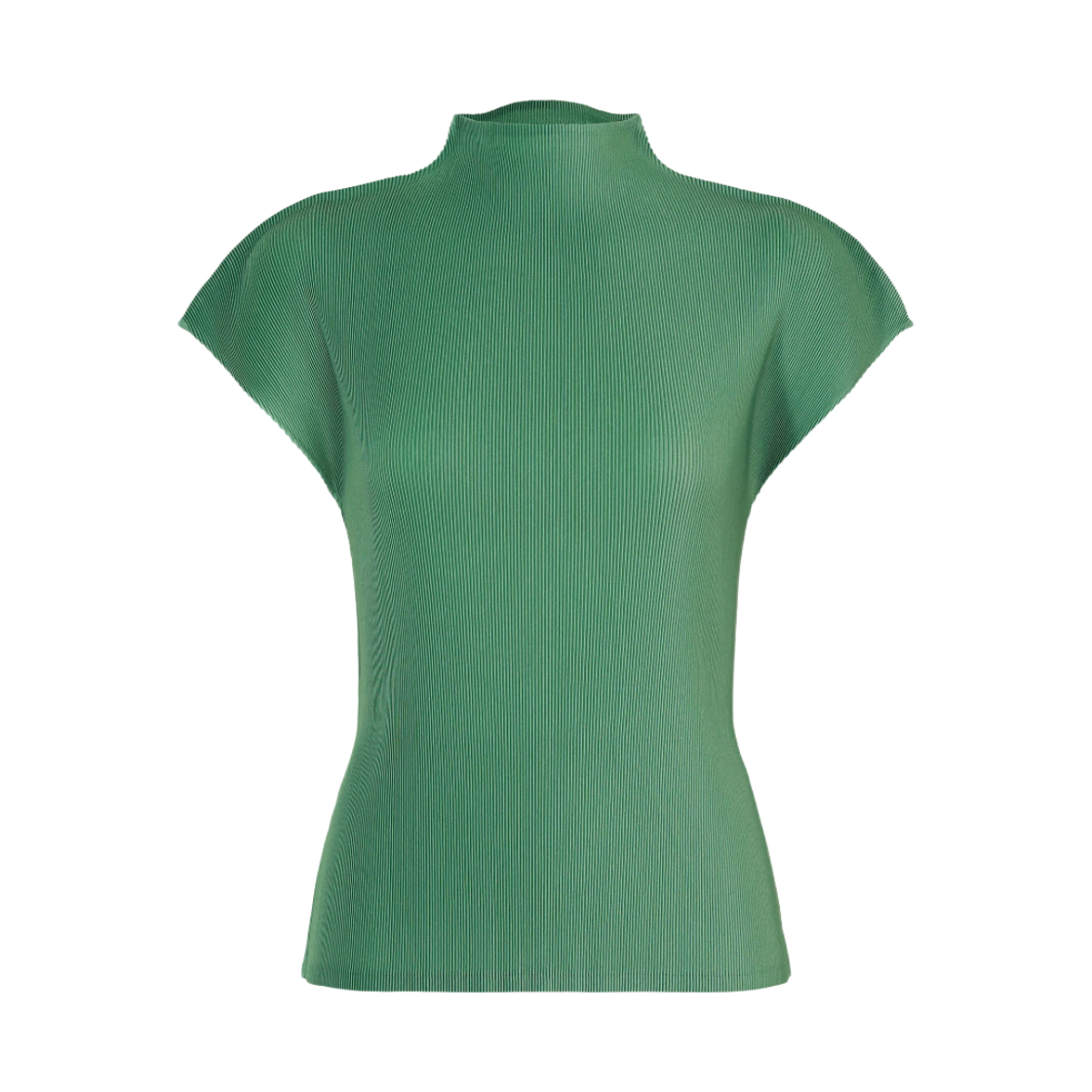 PP63-FK293-61 / PP68-FK293-61 (W) Pleats Please Issey Miyake Mist August High Neck Top Grayish Green
