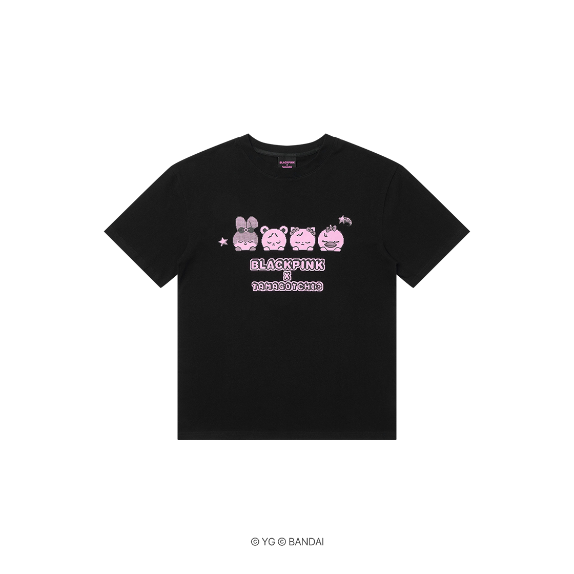 BT-0055 [금액대별 추가쿠폰] [TAMAGOTCHI] BLACKPINK PINK GALAXY T-SHIRT