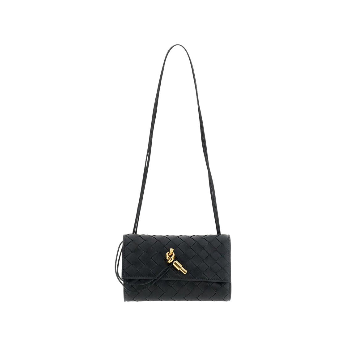 836940VCPP21019 Bottega Veneta Andiamo Strap Pouch Black