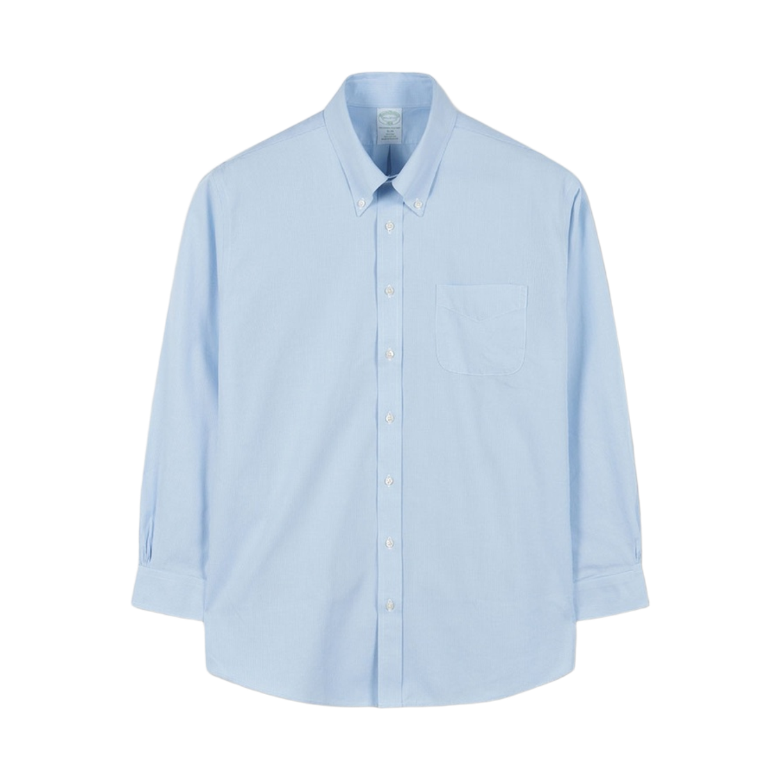 브룩스브라더스 논아이론 폴로버튼다운 하운드투스 드레스셔츠 라이트블루(BrooksBrothers Non-Iron Polo Button Down Houndstooth Dress Shirt Light Blue)