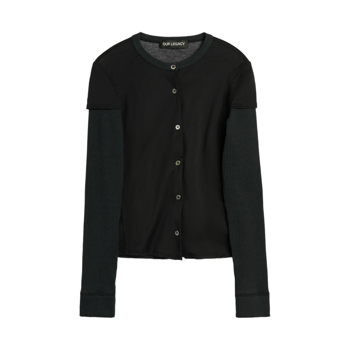 W4266HB (W) Our Legacy Heat Longsleeve Black Stocking Jersey