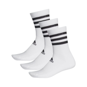 Adidas 3-Stripes Cushion Crew Socks White (3 Pack)