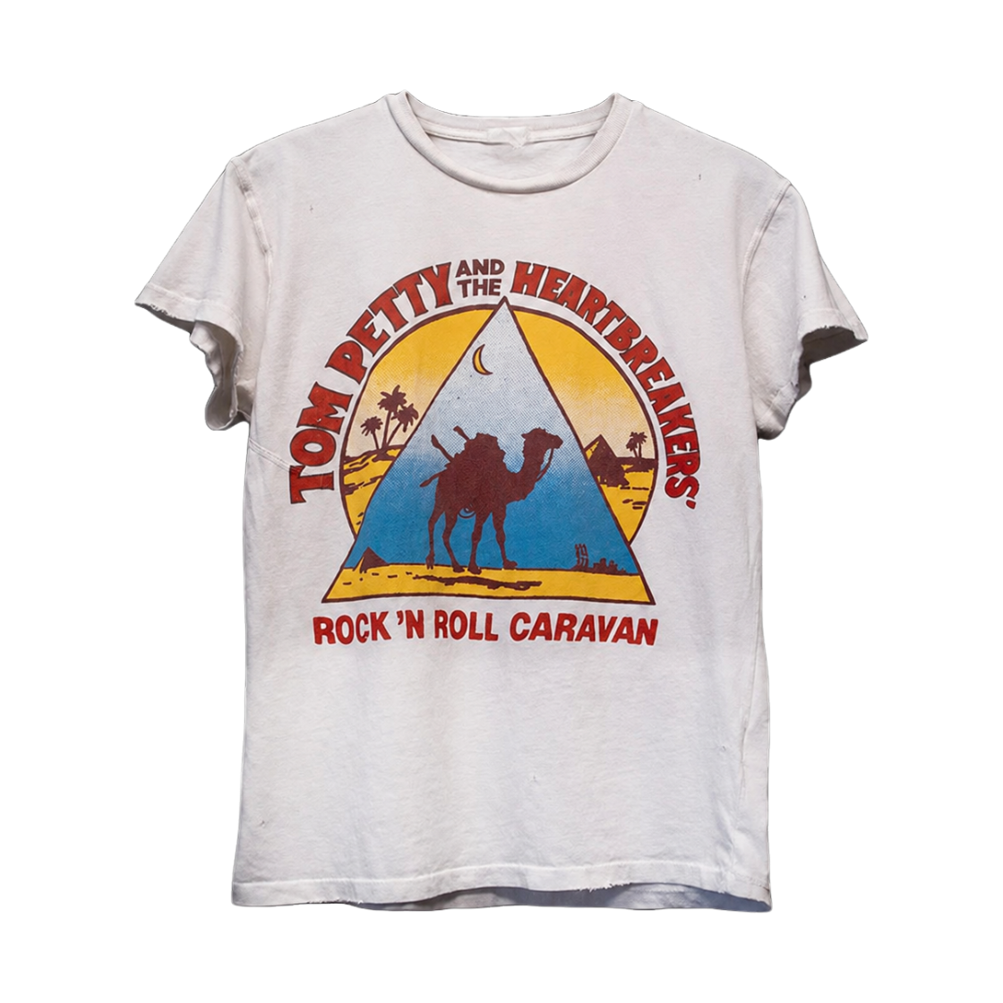 KM6DTSSMO04WT MadeWorn Tom Petty And The Heartbreakers Caravan Vintage White - 26FW