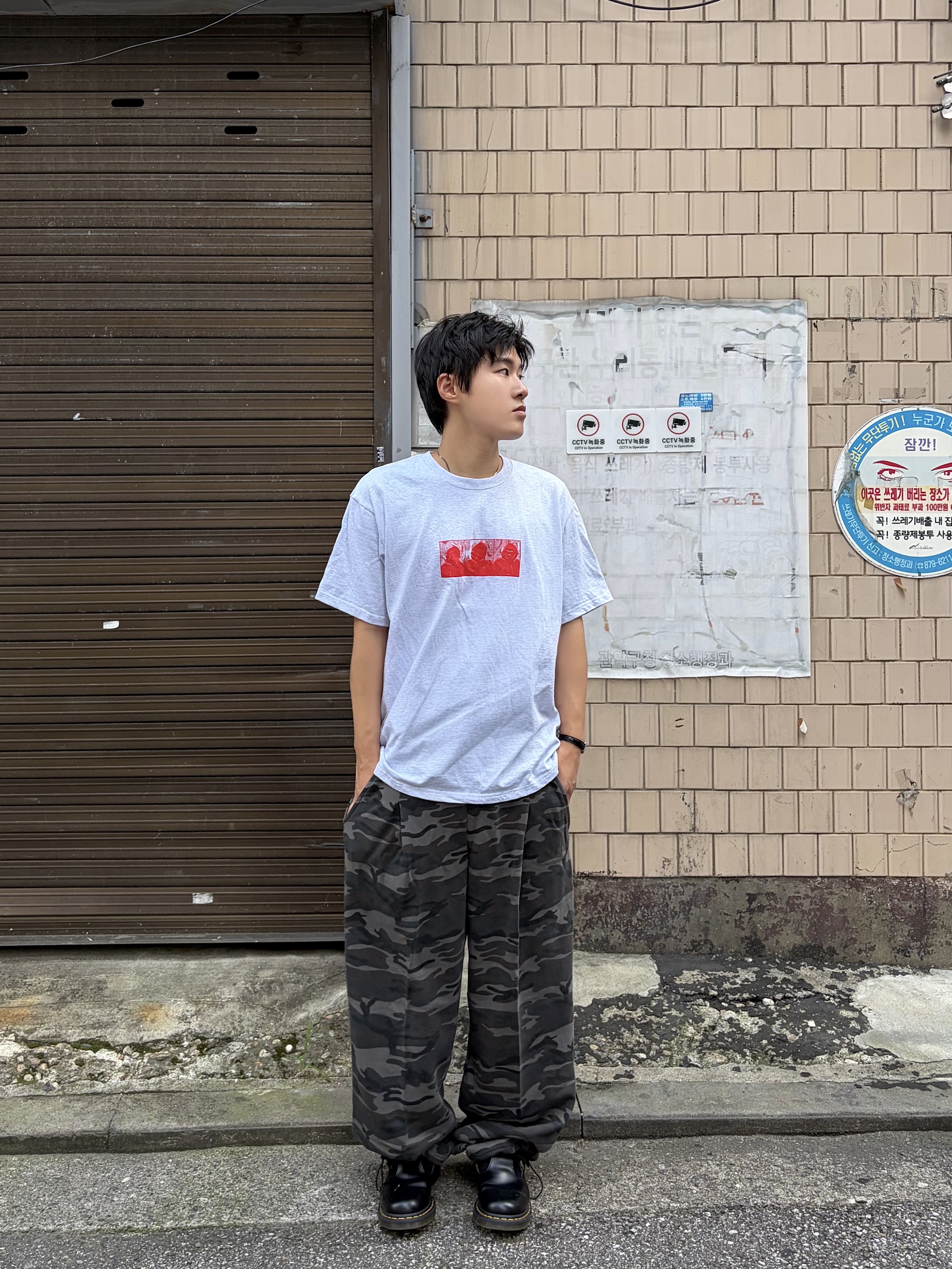 Dr. Martens 1461 Smooth Black 착용 스타일 - 2