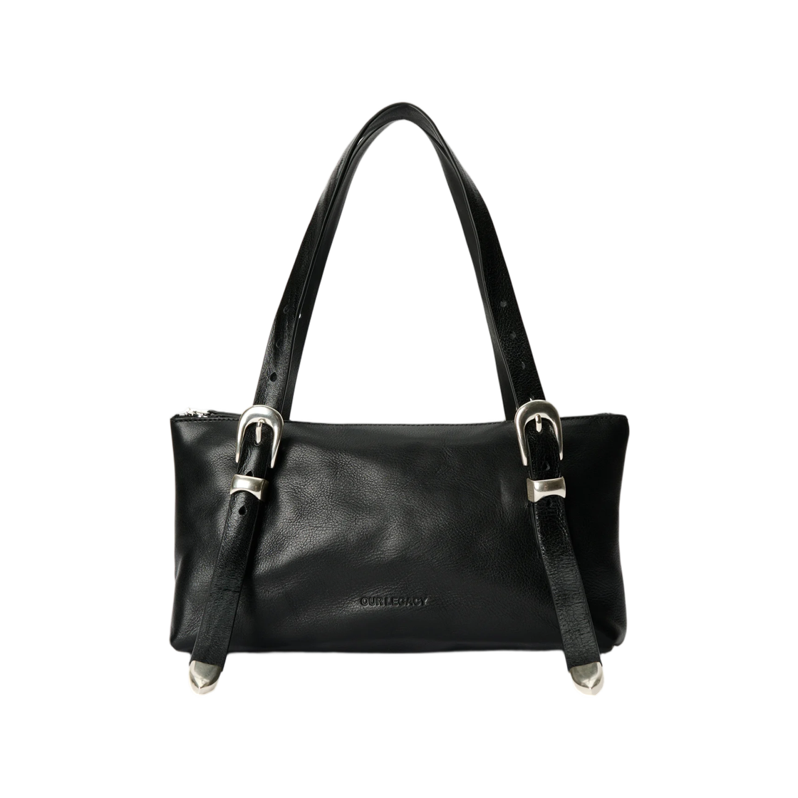 아워레가시 2cm 벨트 숄더백 타이어 블랙 포에버 카우하이드(Our Legacy 2cm Belt Shoulder Bag Tire Black Forever Cowhide)