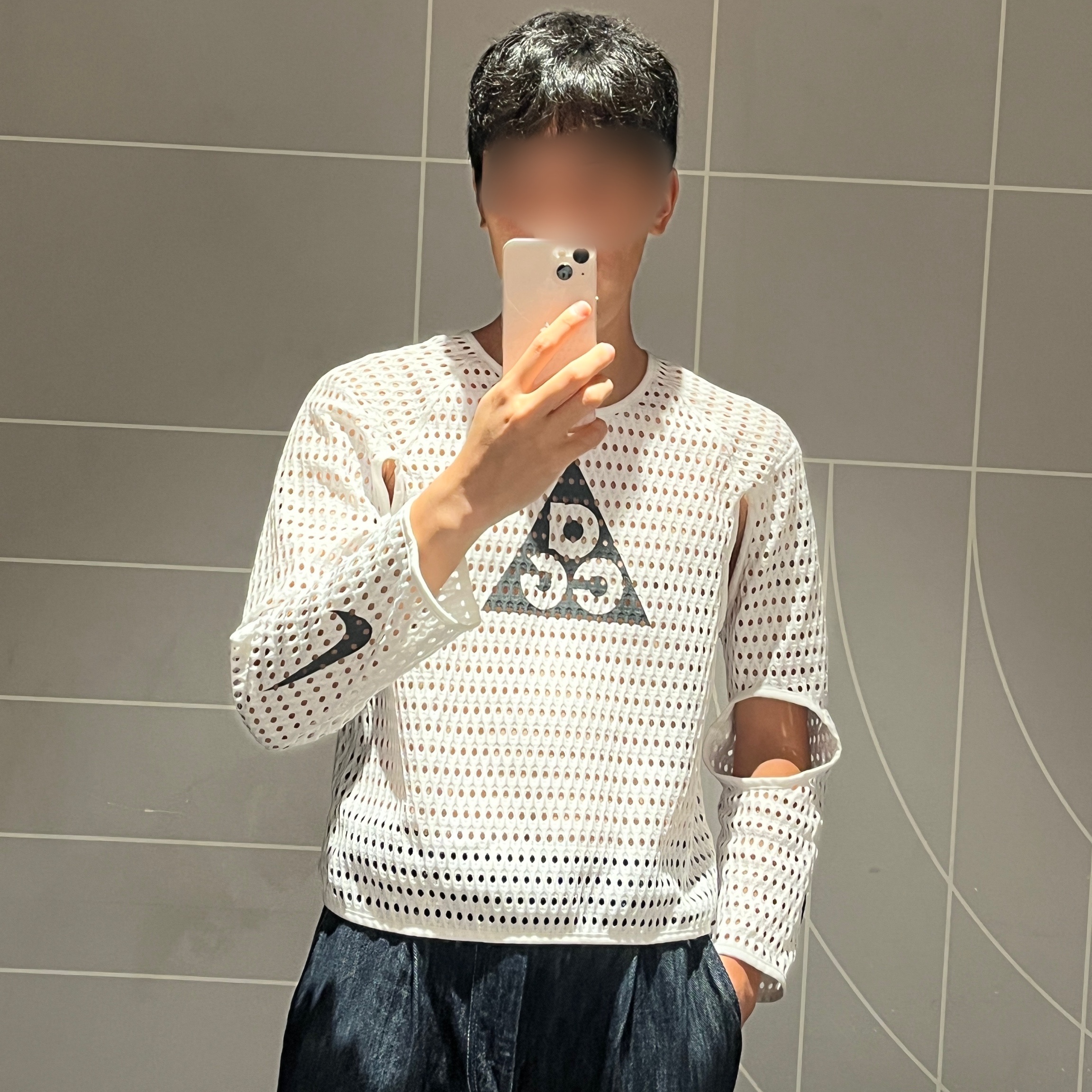 (W) Nike ACG Radical Airflow NXT White Anthracite - Asia 착용 스타일
