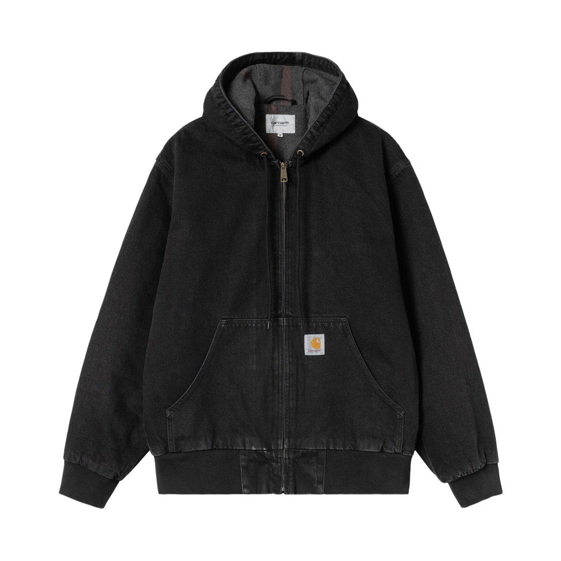 I037581-89-06 Carhartt WIP OG Active Winter Jacket Stone Washed Black