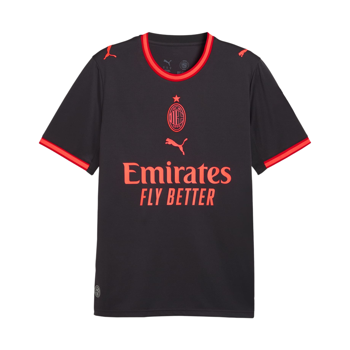 784138-03 Puma AC Milan 2026/27 Third Jersey Flat Dark Gray Glowing Red (Non Marking Ver.)