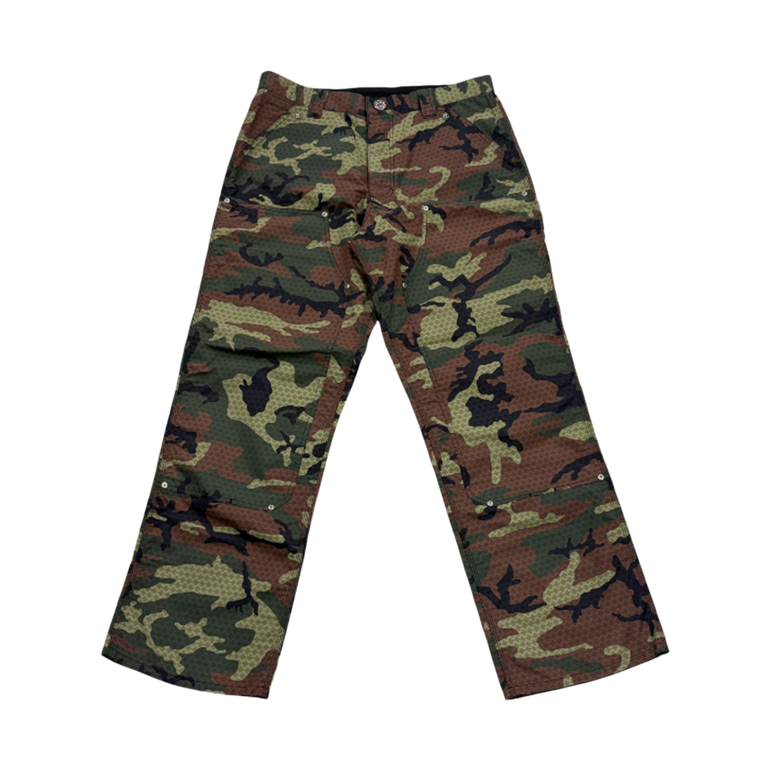 970075 the dosan_ Chrome Hearts Camo Carpenter Pants